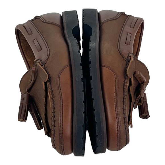 Cole Haan NIB Stadium Shawl Tassel Men's Loafers Size 9 Brown Leather - Picture 6 of 8